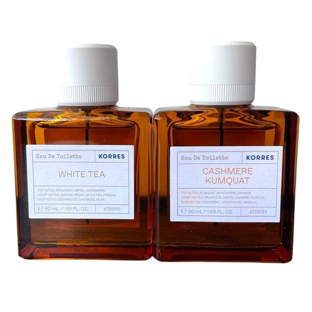 Korres White Tea and Cashmere Kumquat Fragrance Duo